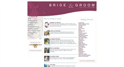 Desktop Screenshot of brideandgroomhertfordshire.co.uk